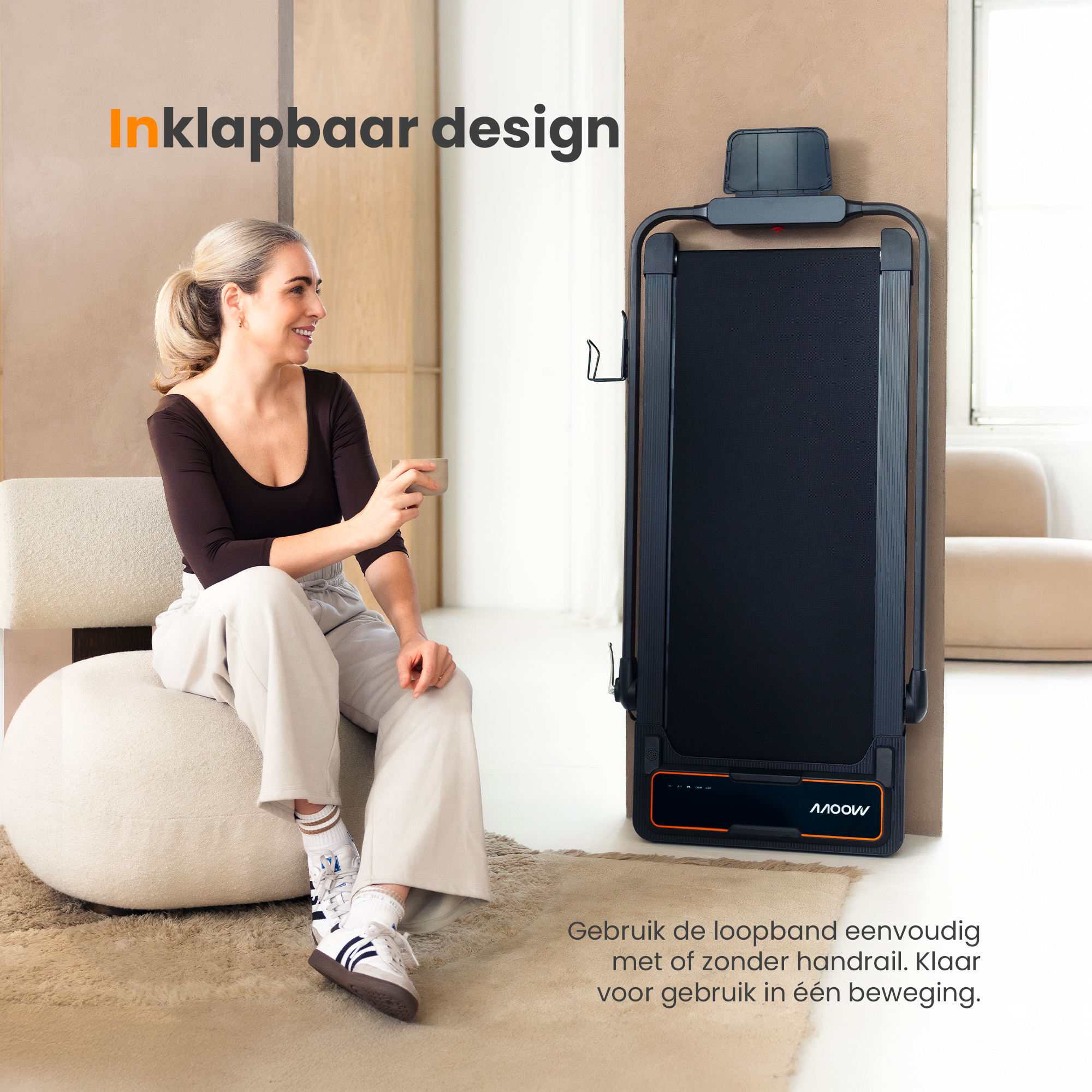 Moovv SmartStep Pro v3 - Loopband Opvouwbaar 1-12km/u