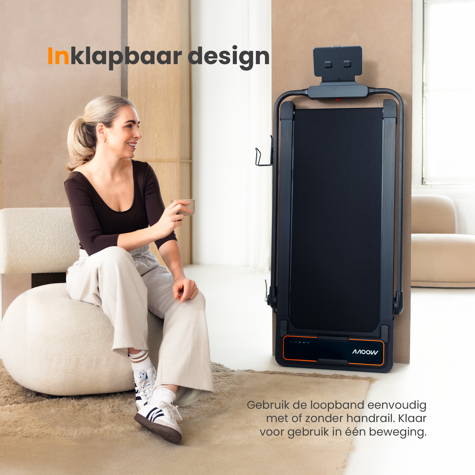 Moovv SmartStep Pro v3 - Loopband Opvouwbaar 1-12km/u