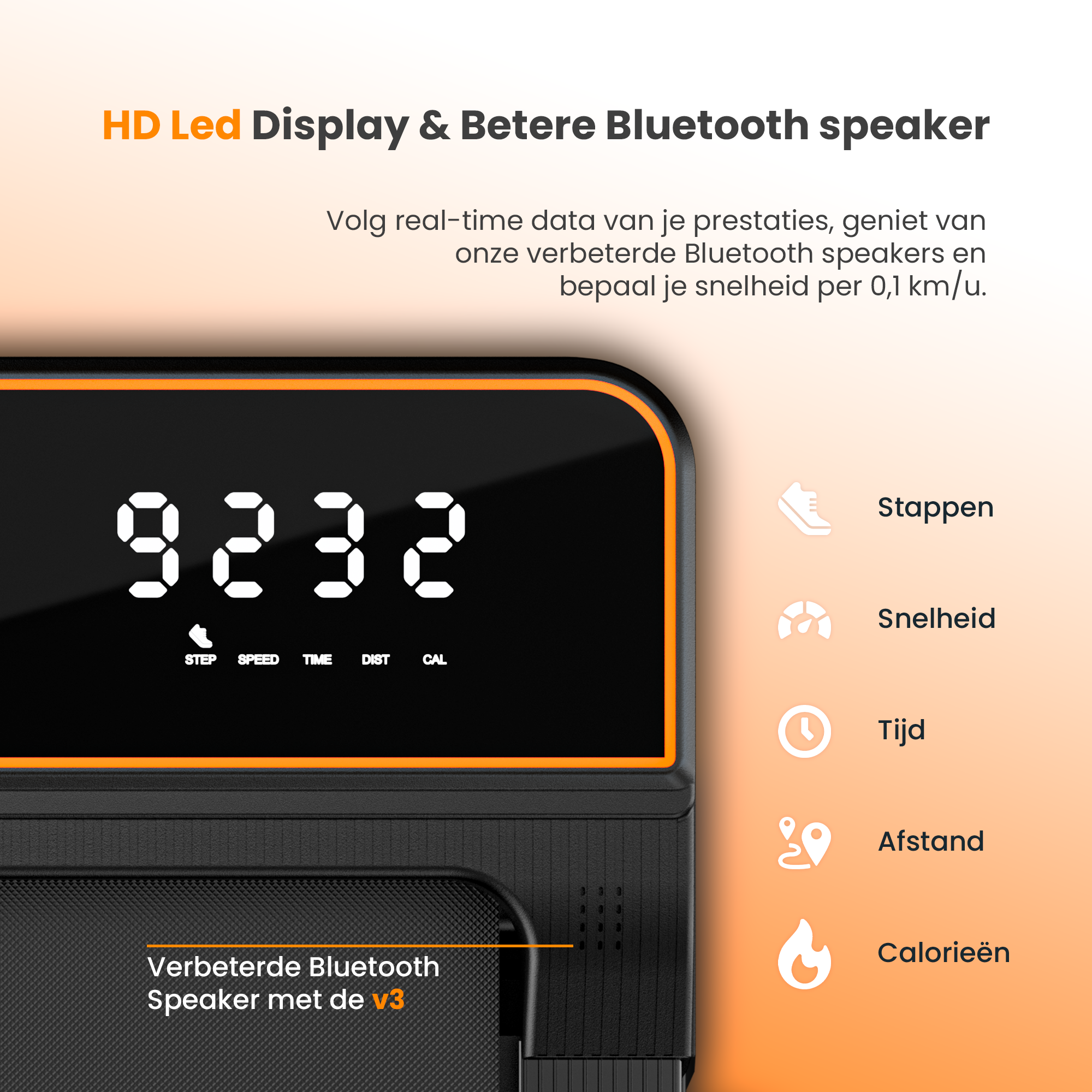 Moovv SmartStep v2 - Loopband Walking Pad 1-6km/u