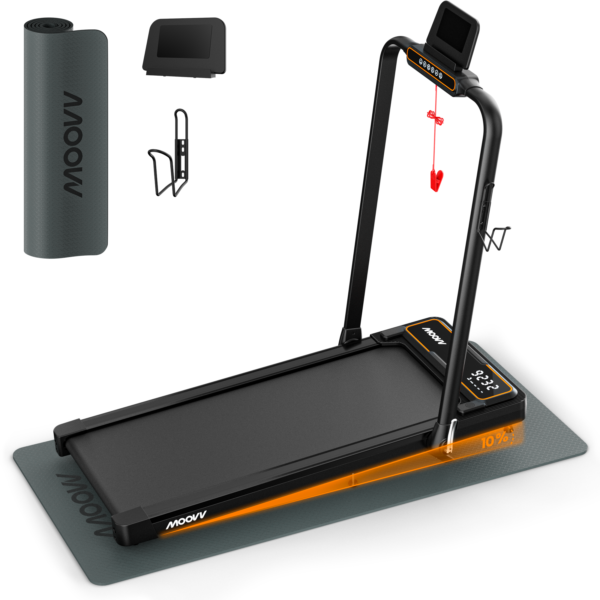 Moovv SmartStep Pro v3 Incline - Loopband Opvouwbaar met Helling 1-12km/u