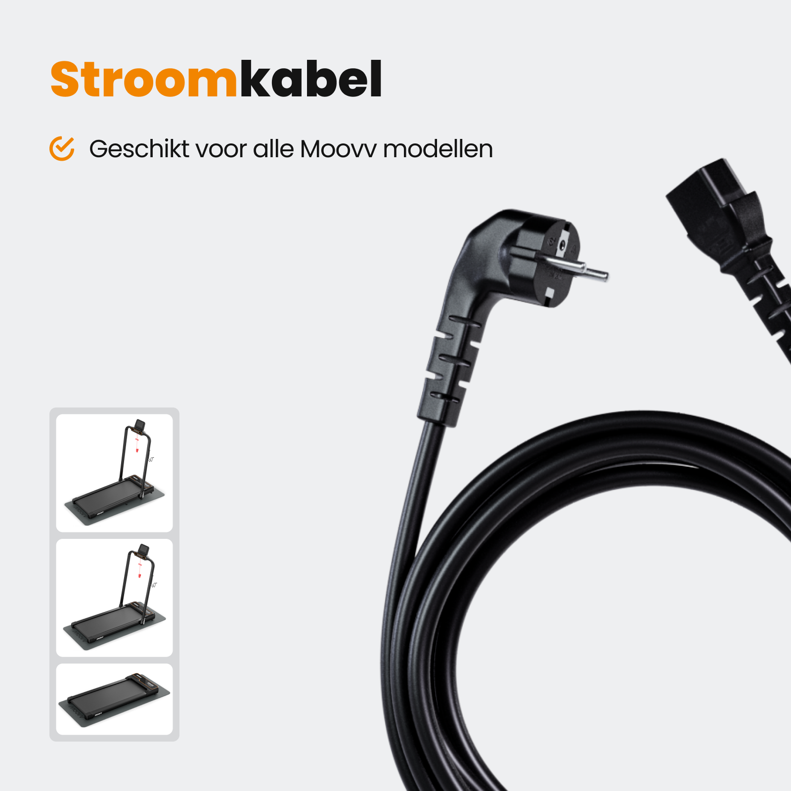 Moovv Stroomkabel 3m