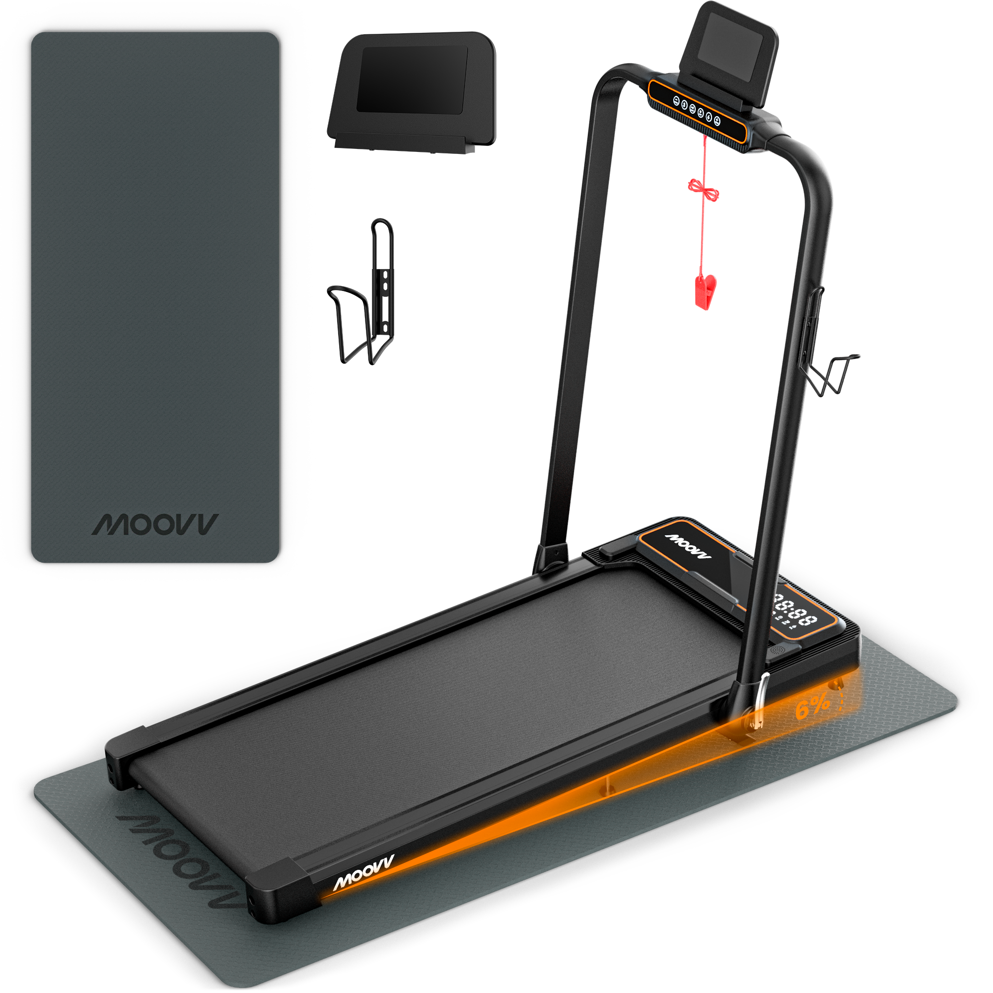 Moovv SmartStep Pro v2 Incline - Loopband Inklapbaar met Helling 1-12km/u