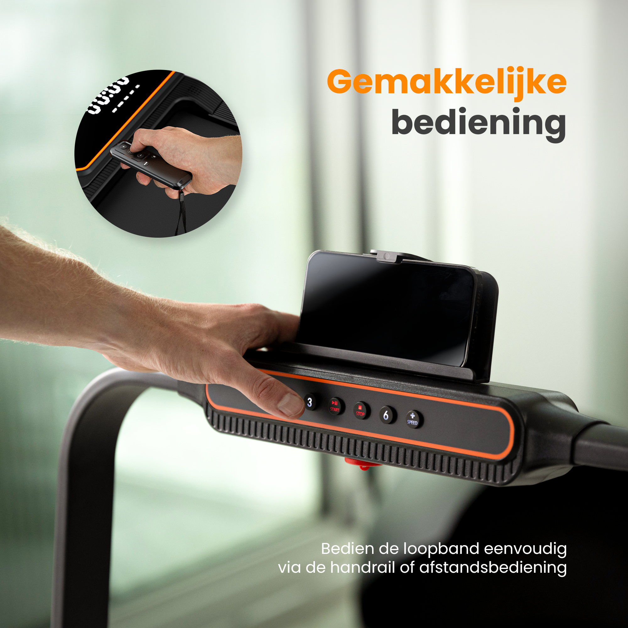 Moovv SmartStep Pro v3 Incline - Loopband Opvouwbaar met Helling 1-12km/u